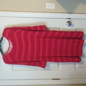 Agnes & Dora Pink & Orange Stripped dress